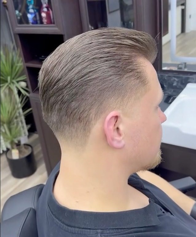 Slick Back mit Taper